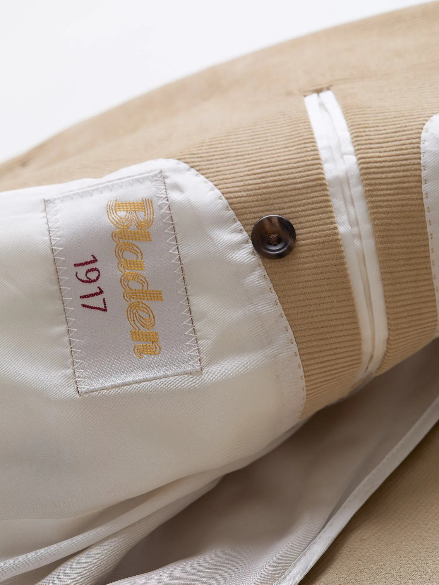 Gunton Needlecord Jacket Stone