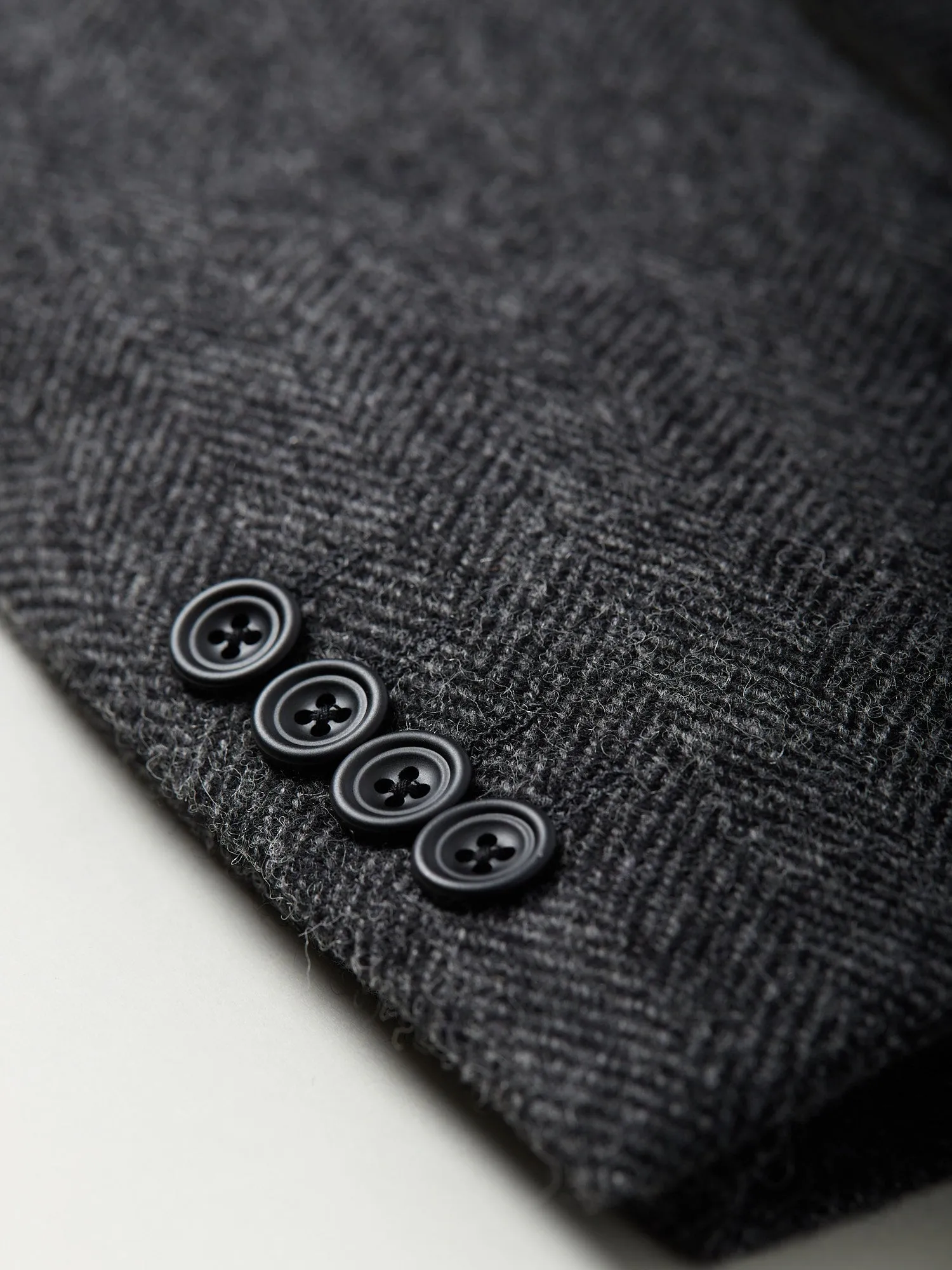 Gunton Shetland HB Tweed Jacket Grey