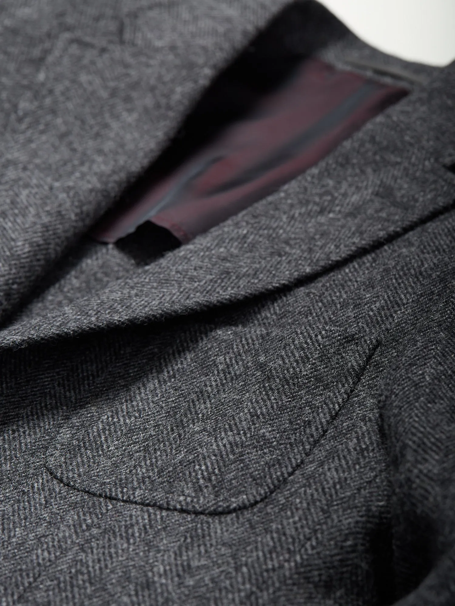 Gunton Shetland HB Tweed Jacket Grey