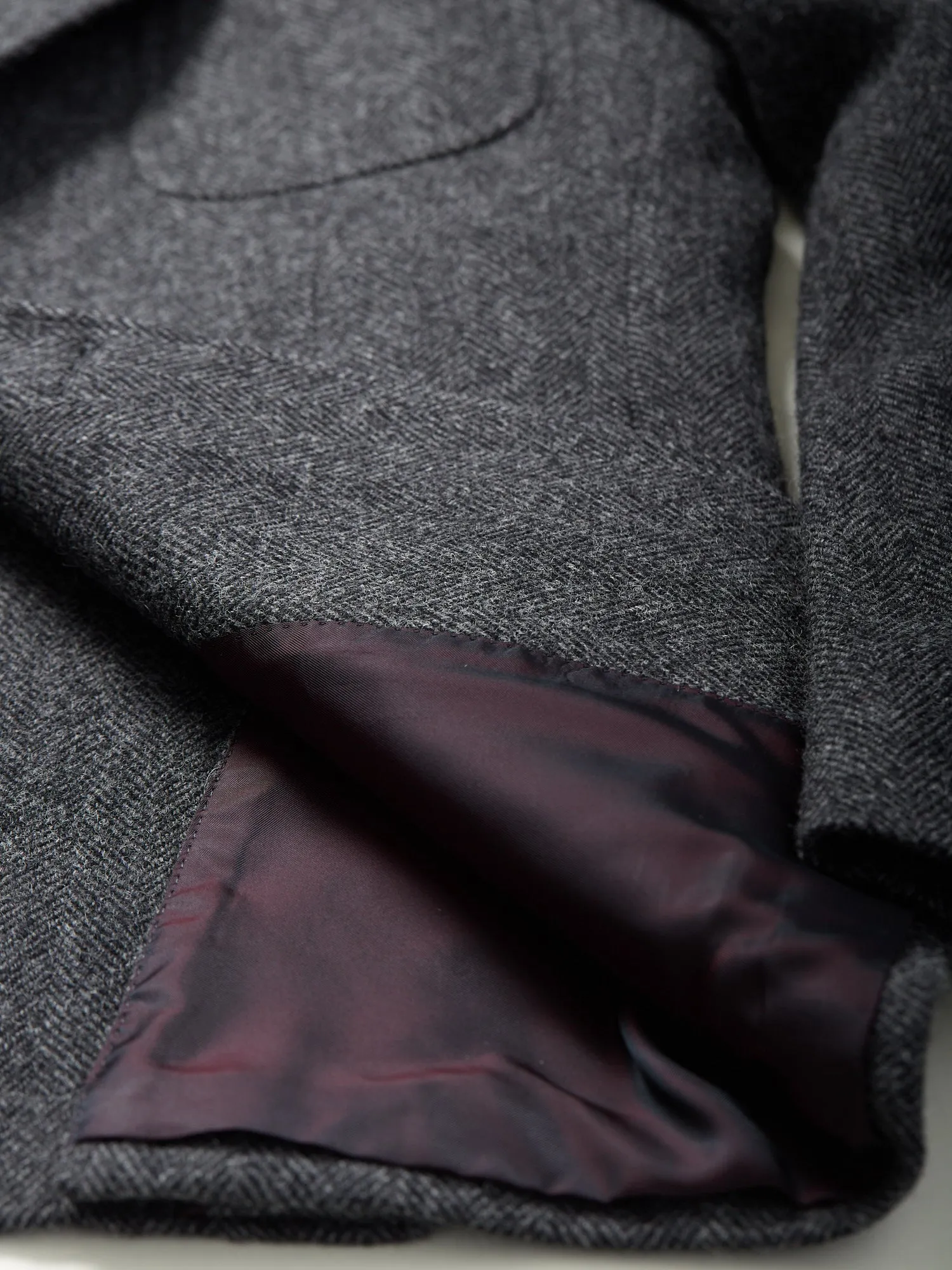 Gunton Shetland HB Tweed Jacket Grey