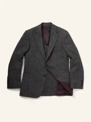Gunton Shetland HB Tweed Jacket Grey
