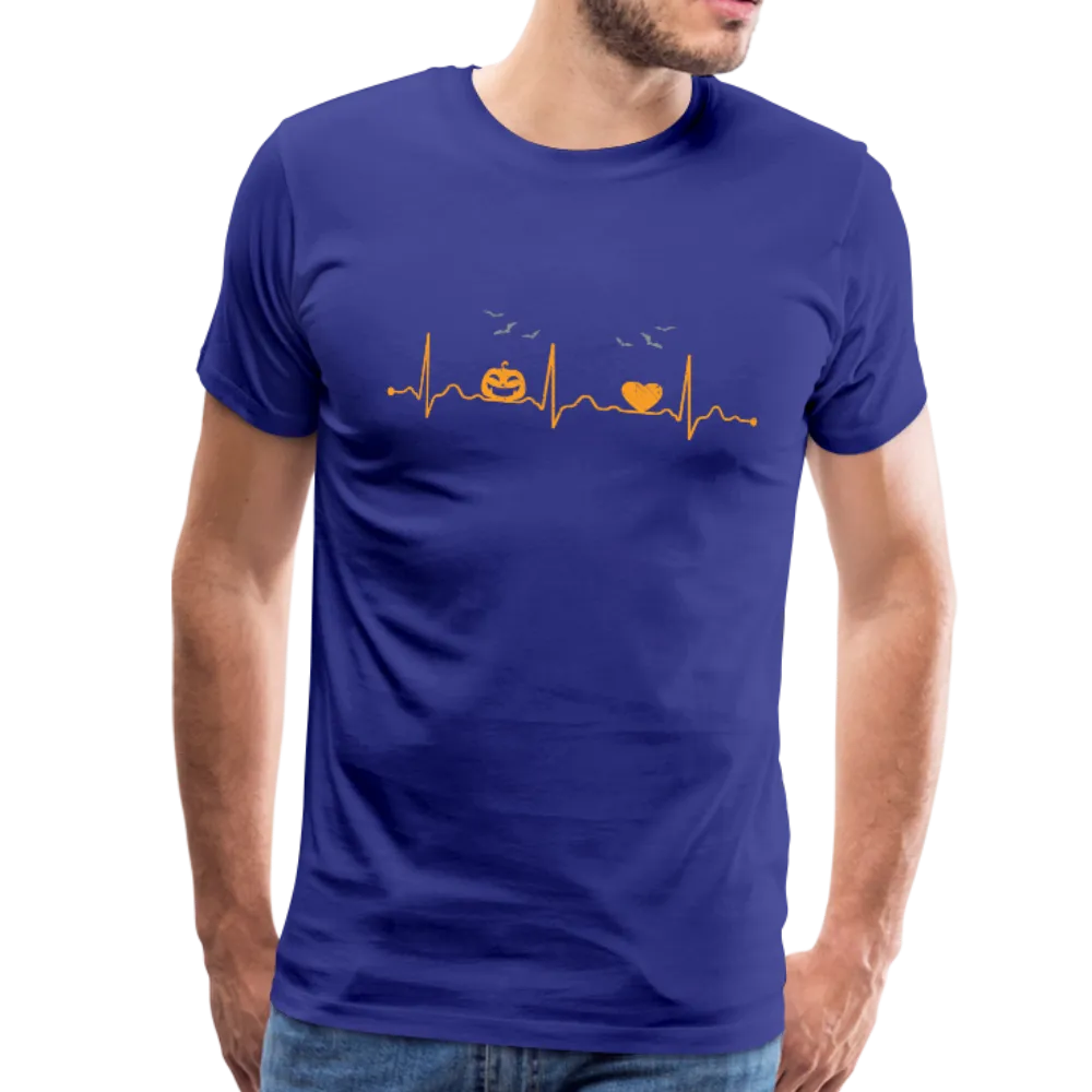 Halloween Heartbeat Men's Premium T-Shirt (KS1003)