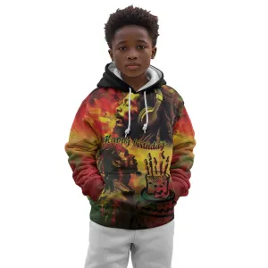 Happy Birthday King of Reggae Kid Hoodie LT9