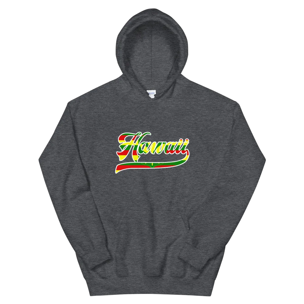 Hawaii 808 - Flag Jersey with White Border (front/back) *ADULT HOODIE*