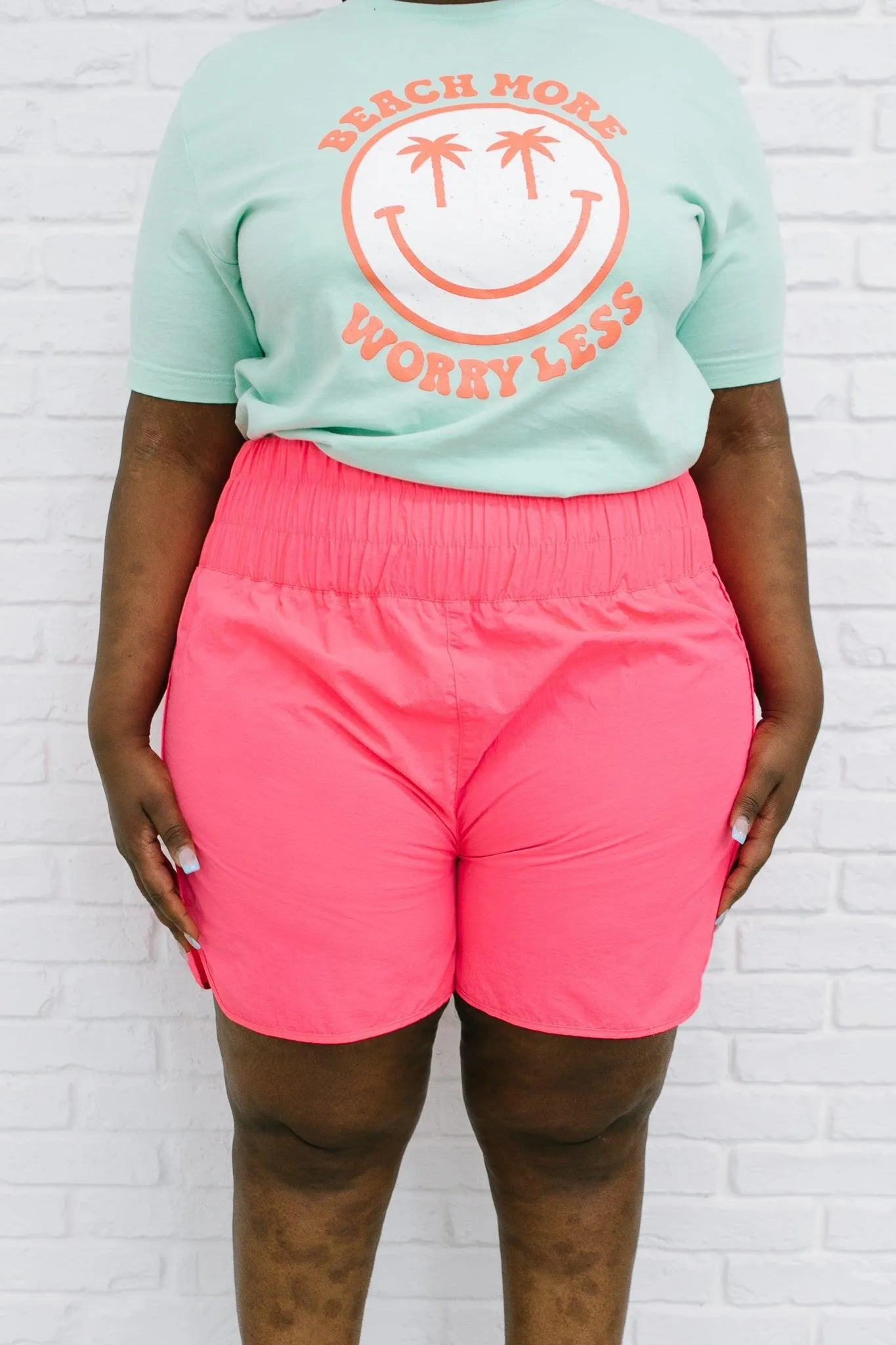 Hazel Blues® | Potential Energy Shorts in Pink