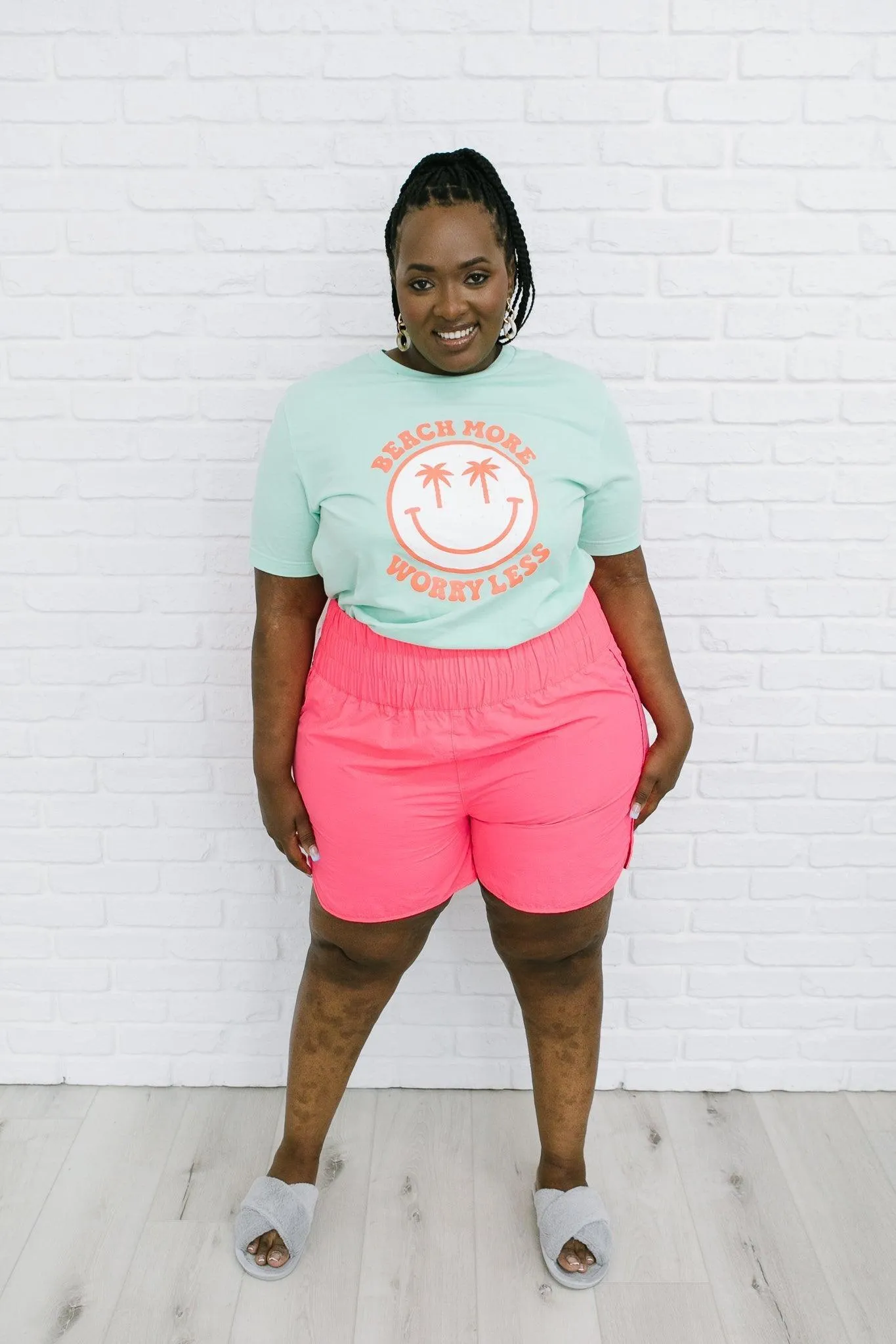 Hazel Blues® | Potential Energy Shorts in Pink