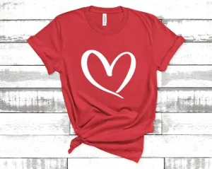 Heart Shirt Valentines Day Love T Shirt