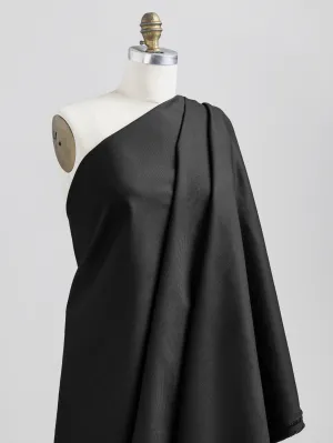 Heavyweight Organic Cotton Twill - Black - Swatch