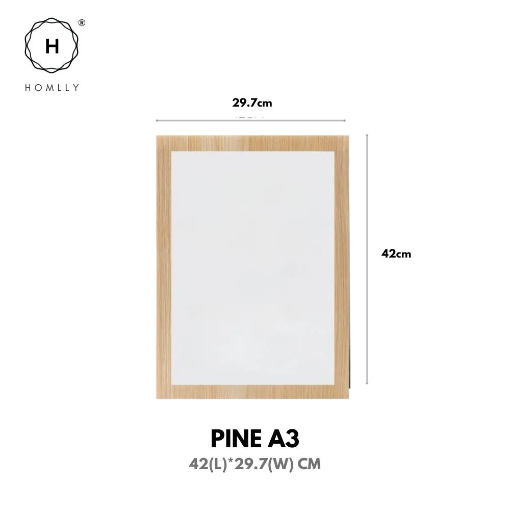 Homlly Easy Change Picture Magnetic Picture Frames with Self Adhesive Backing