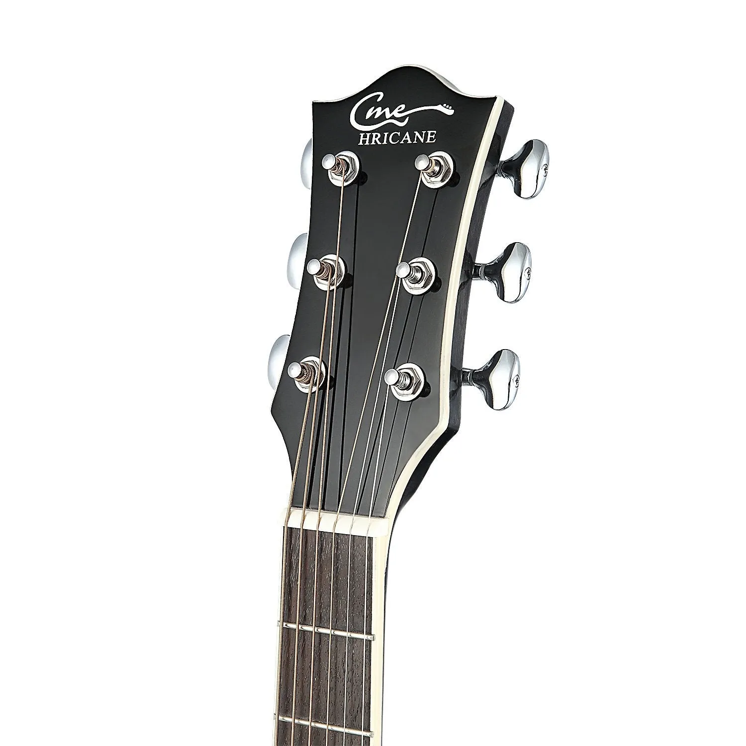 HRICANE Solid Mahogany Top Black 39 inch  Acoustic Guitar FG330S