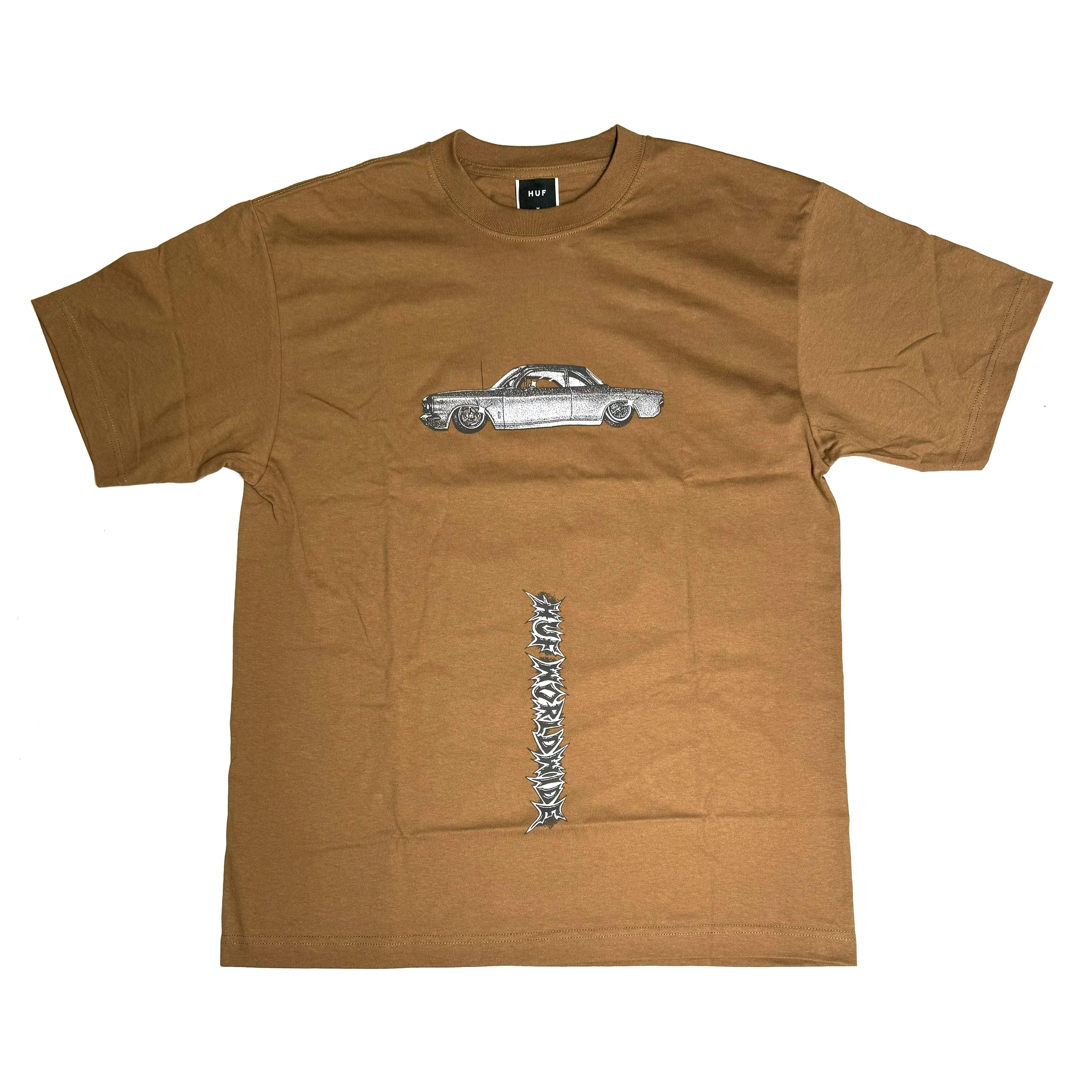 HUF Car Club Tee Camel