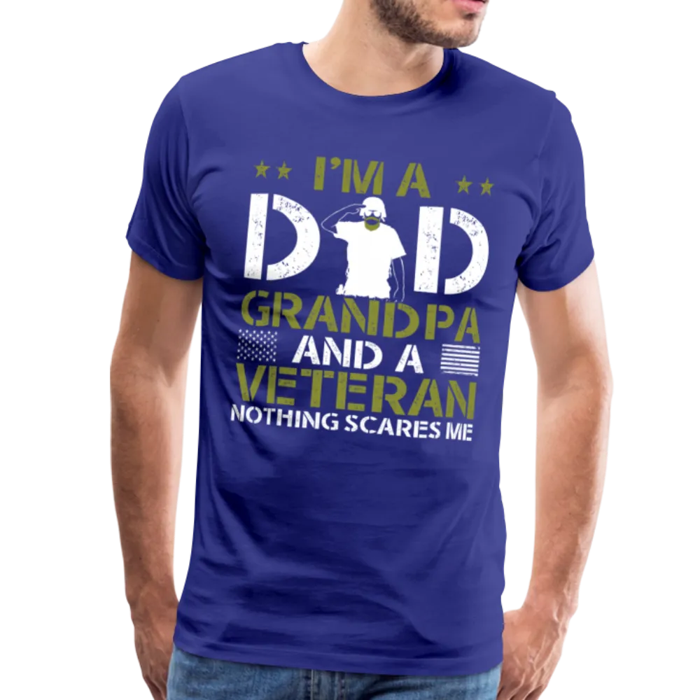 I'm A Dad Grandpa and a Veteran Men's Premium T-Shirt (CK3583)