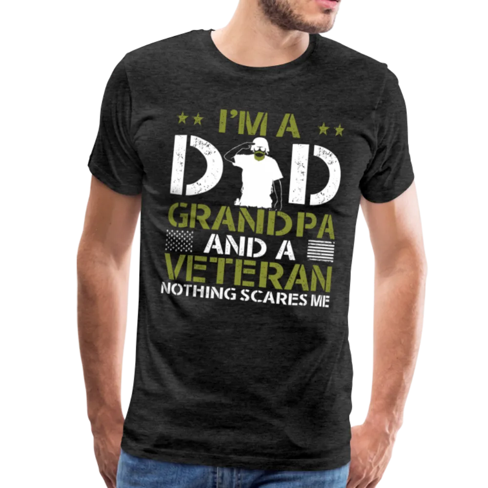 I'm A Dad Grandpa and a Veteran Men's Premium T-Shirt (CK3583)