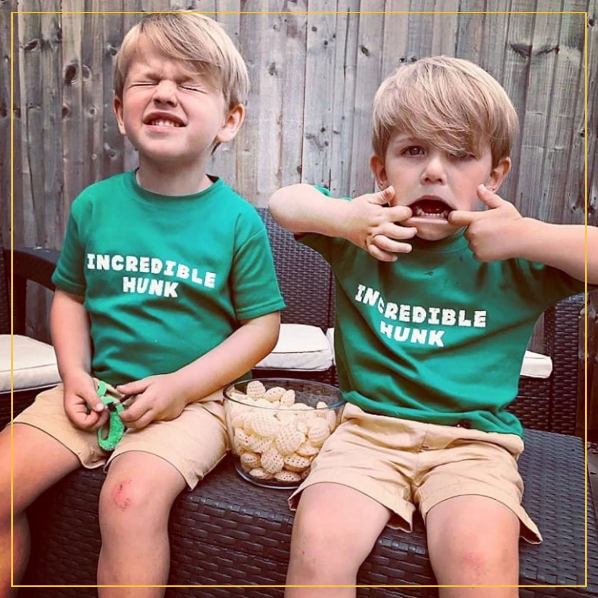 Incredible Hunk Boys Novelty T-shirt | Josiah Amari