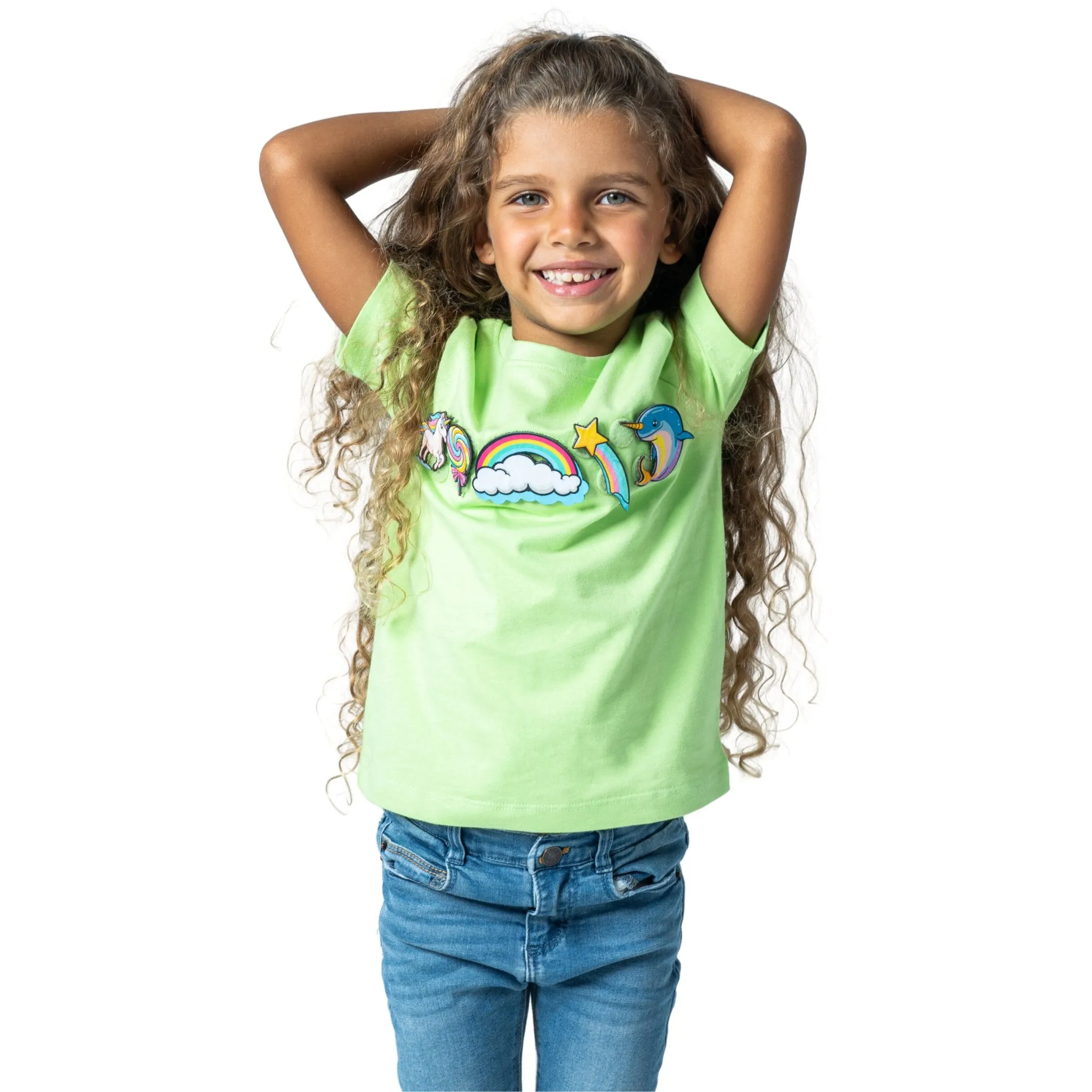 Interchangeable Velcro Patch T-Shirt - Unisex