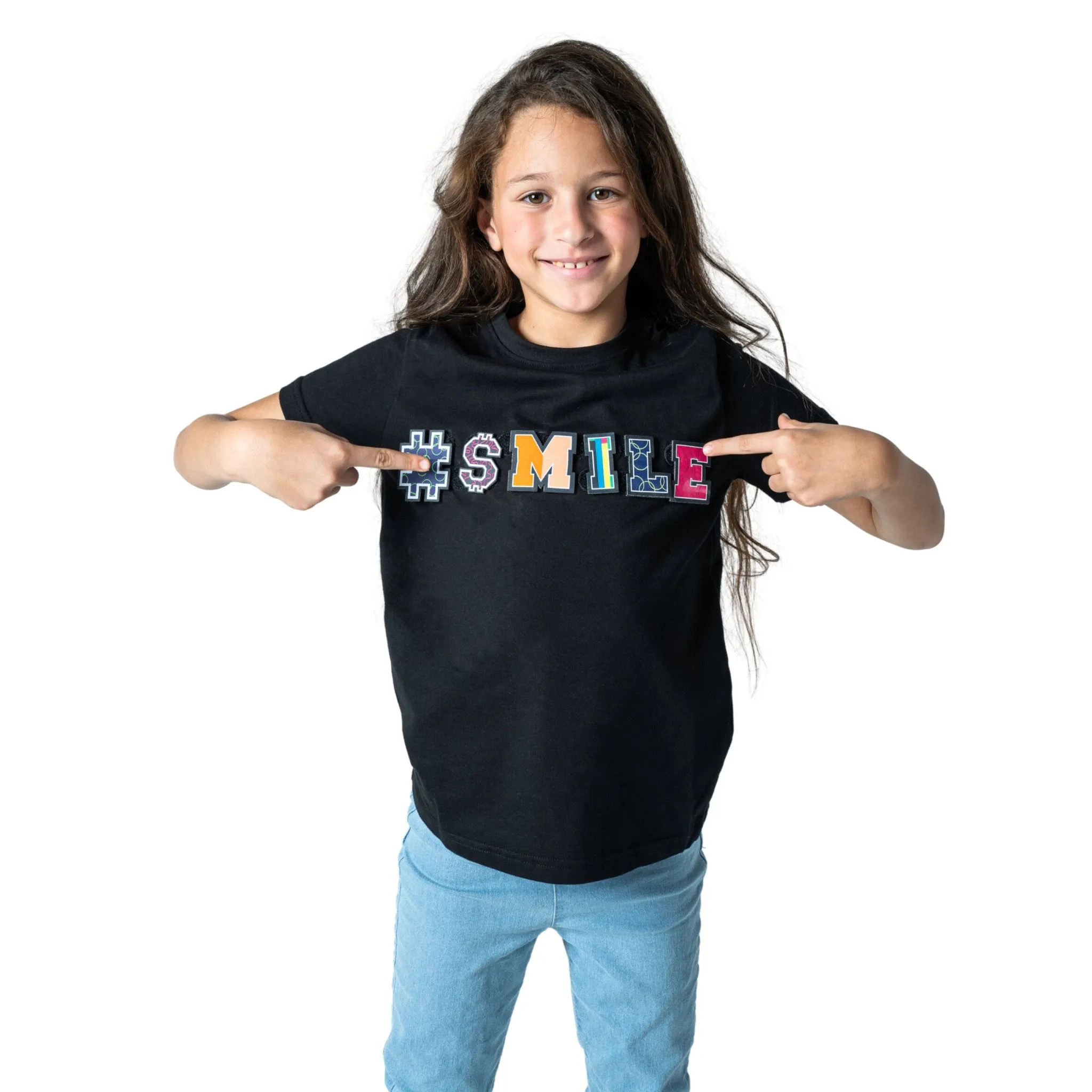 Interchangeable Velcro Patch T-Shirt - Unisex