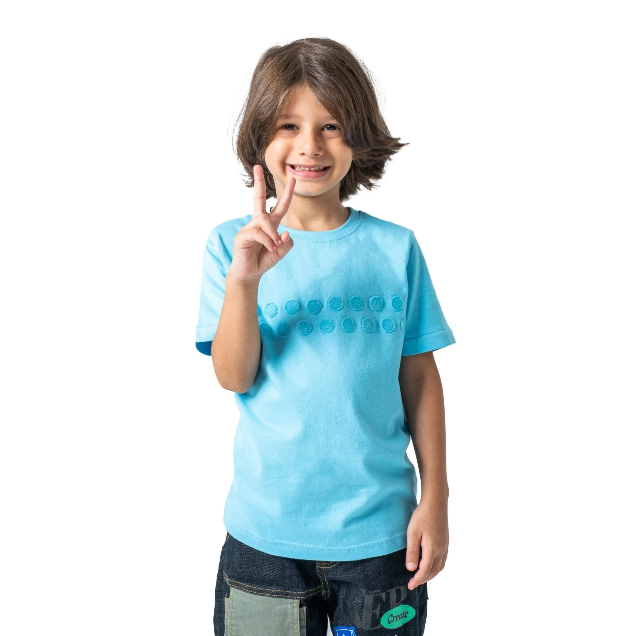 Interchangeable Velcro Patch T-Shirt - Unisex
