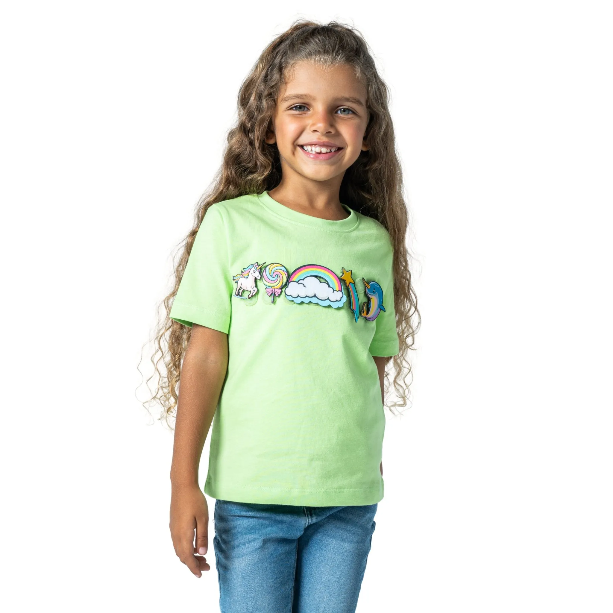 Interchangeable Velcro Patch T-Shirt - Unisex