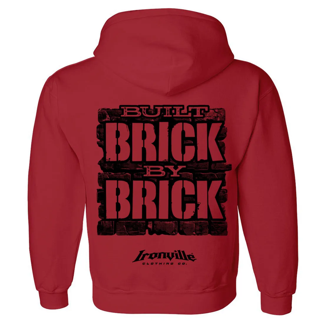 Ironville BRICK BY BRICK Pullover Hoodie Sweatshirt
