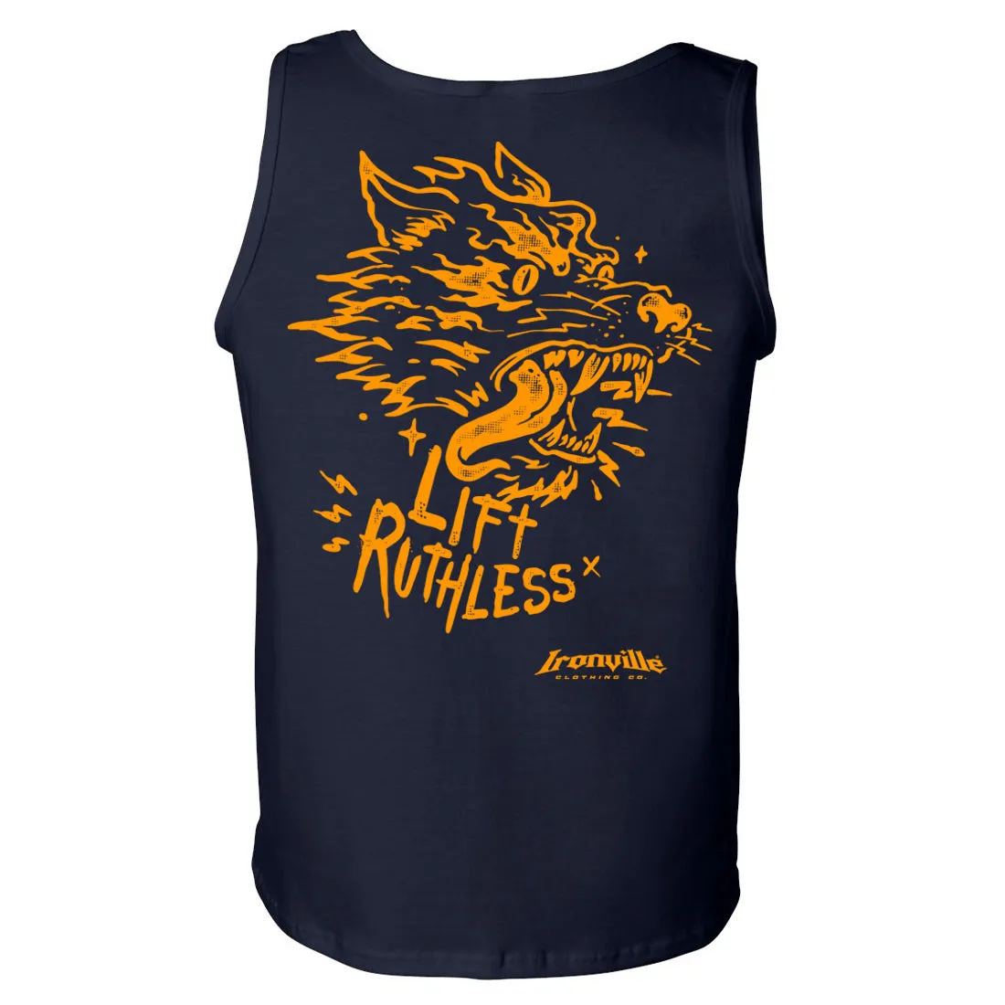 Ironville LIFT RUTHLESS Standard Cut Gym Tank Top