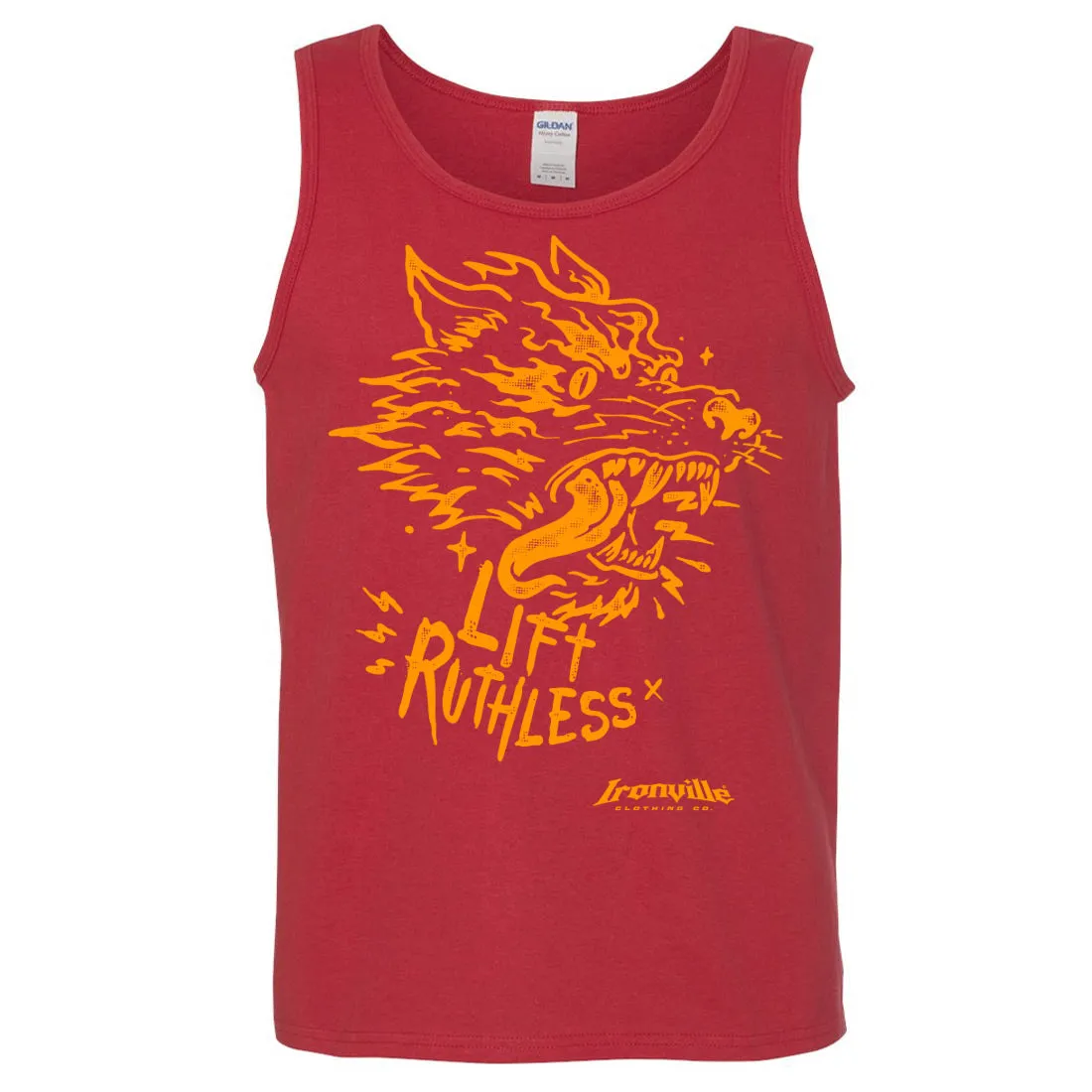 Ironville LIFT RUTHLESS Standard Cut Gym Tank Top