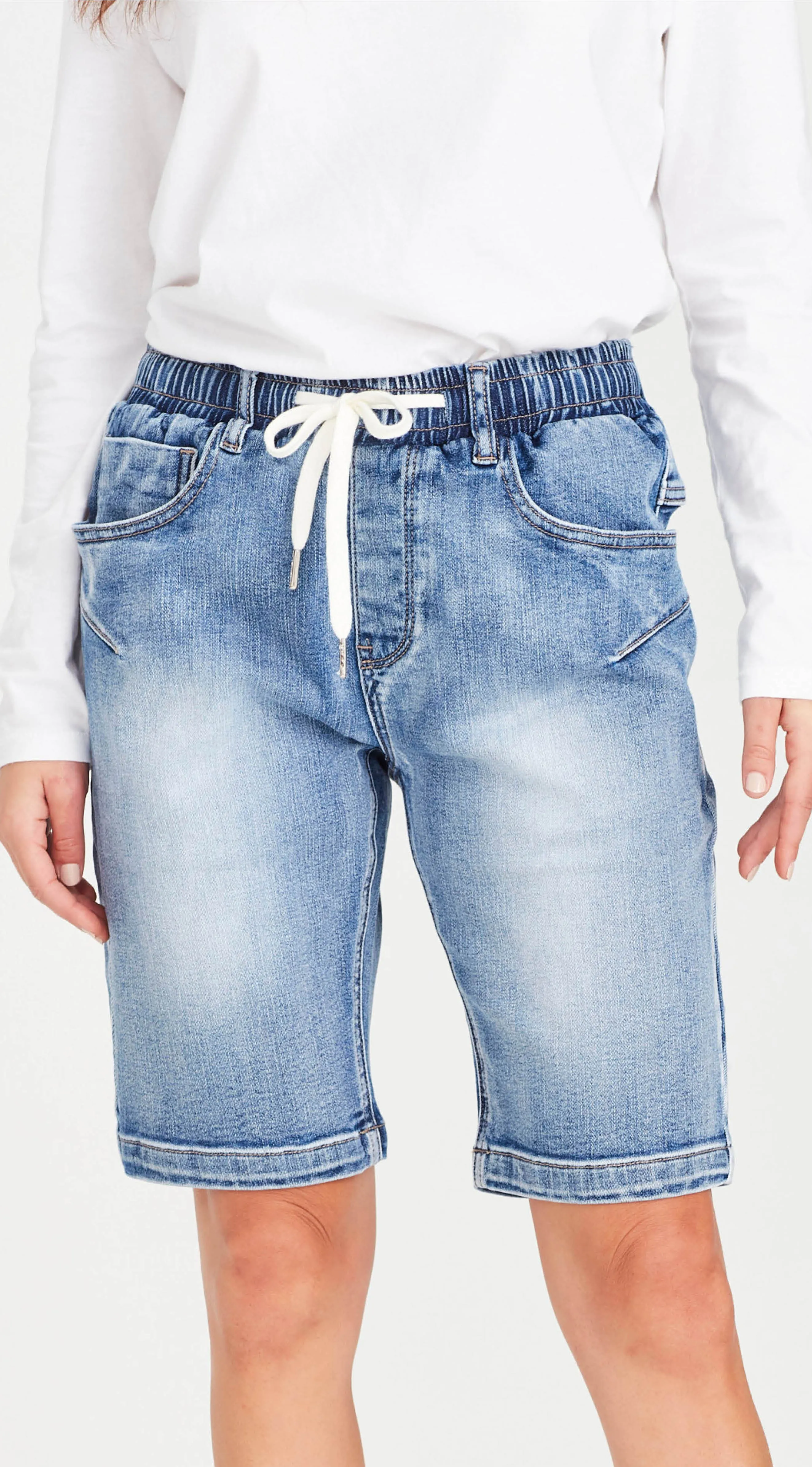 JACKIE | Shorts Mid Blue