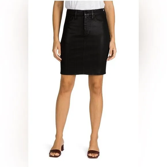 Jen7 by 7 For All Mankind 5 Pocket Pencil Skirt in Black, size 2
