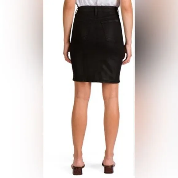 Jen7 by 7 For All Mankind 5 Pocket Pencil Skirt in Black, size 2