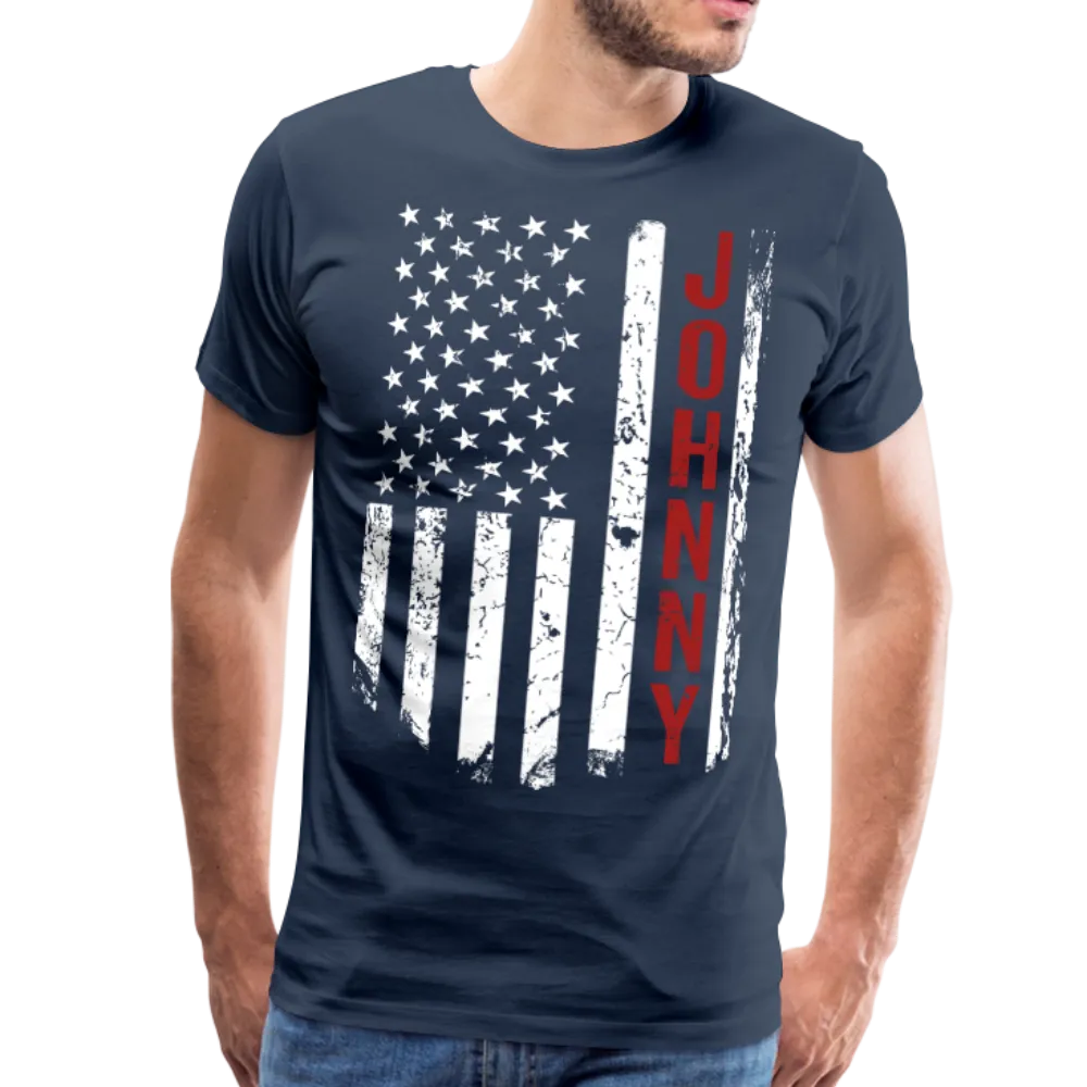 Johnny American Flag Men's Premium T-Shirt