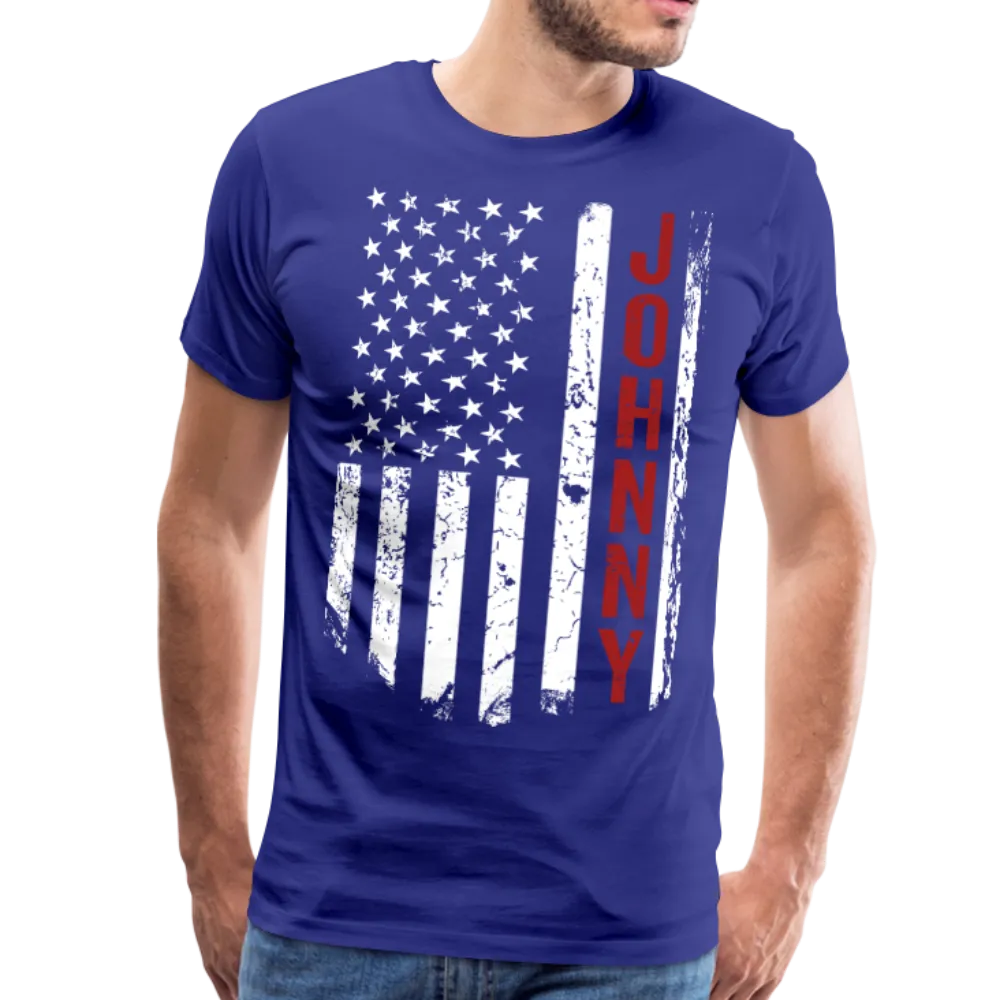 Johnny American Flag Men's Premium T-Shirt