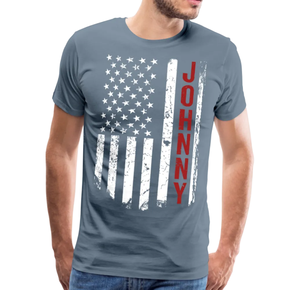 Johnny American Flag Men's Premium T-Shirt