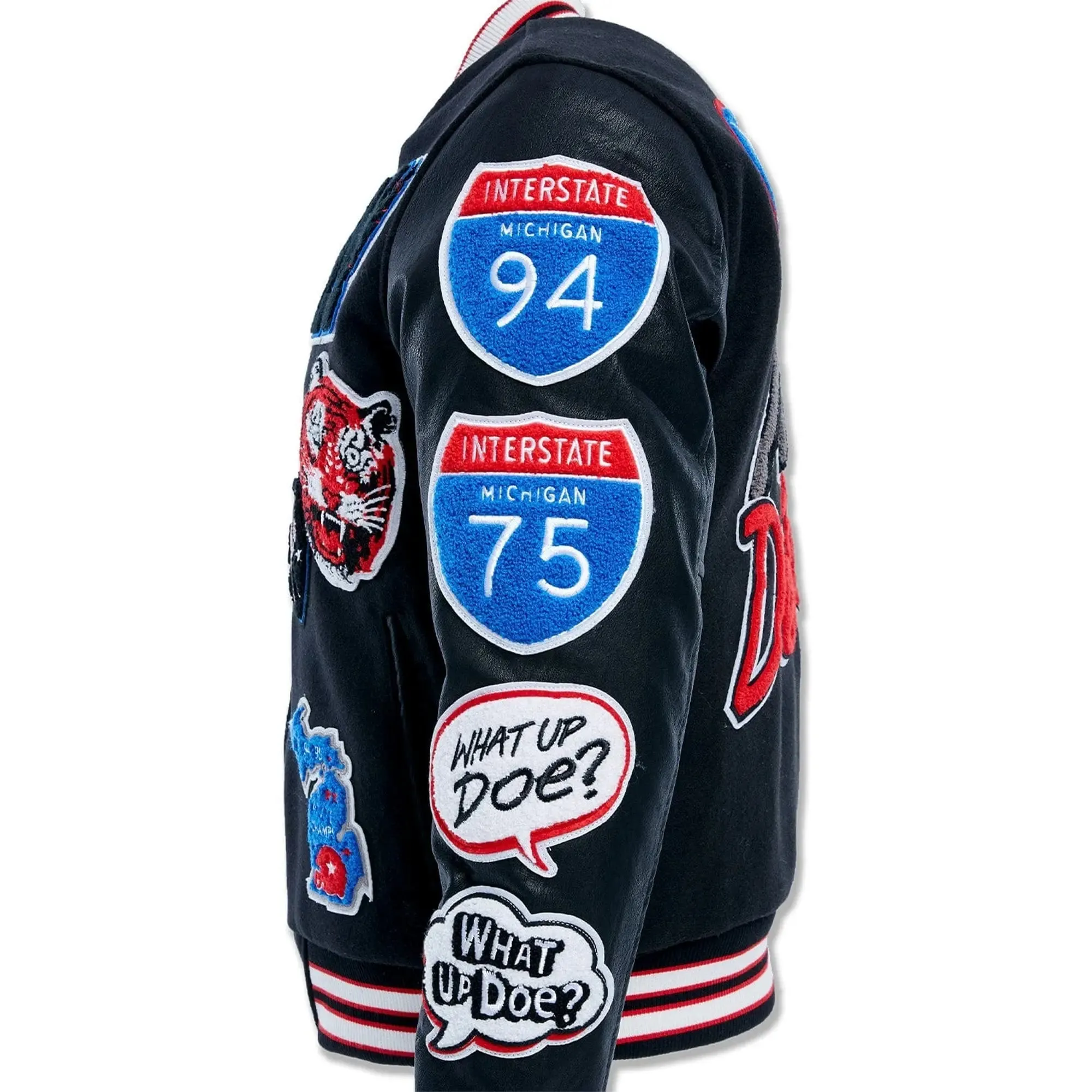 Jordan Craig Men Motown Varsity Jacket (Piston)