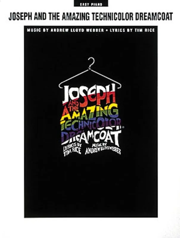 JOSEPH AND AMAZING TECHNICOLOR EASY PIANO SELECTIONS