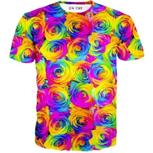 Kaleidoscope Roses T-Shirt