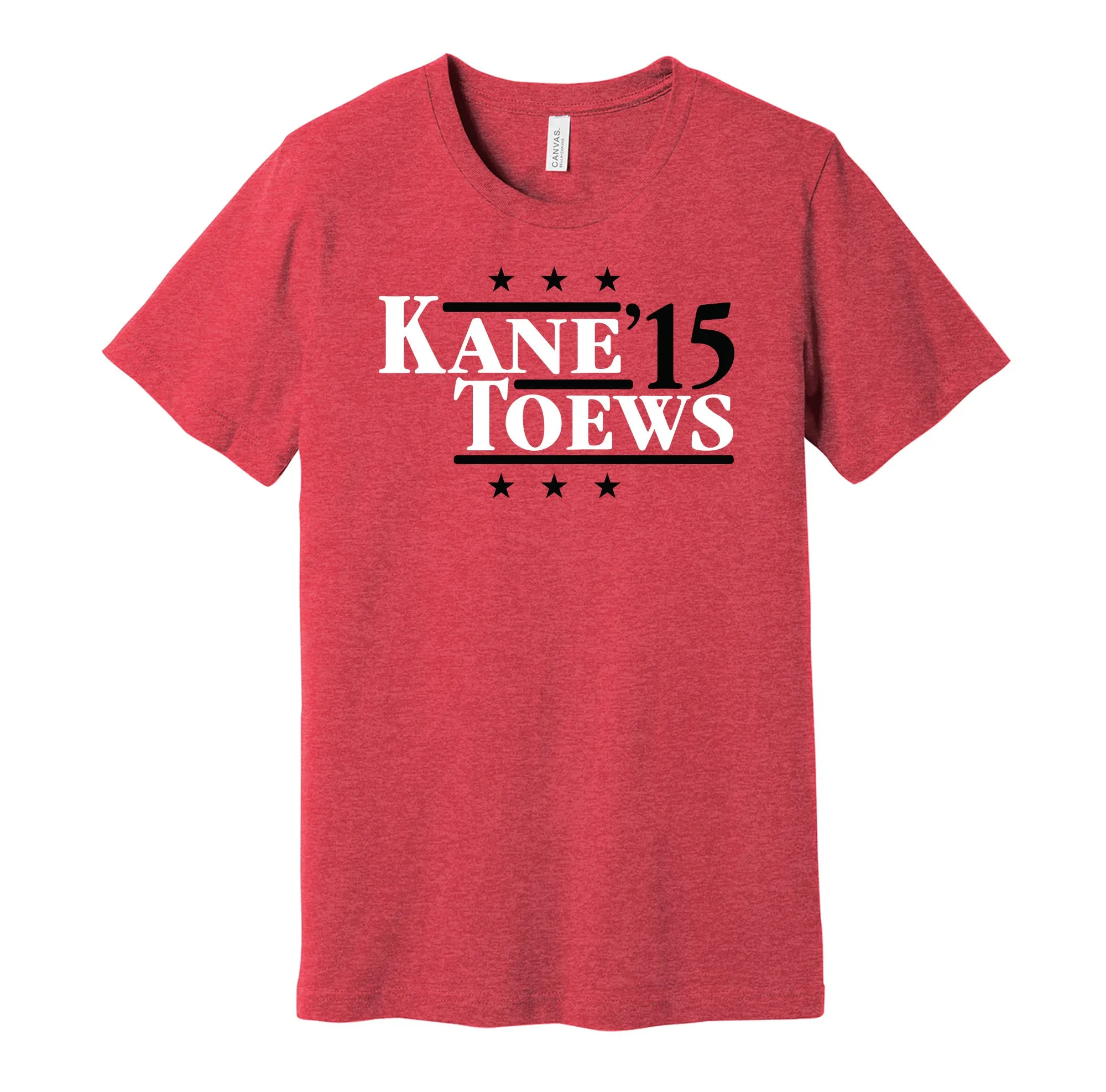 Kane & Toews '15 - Chicago Hockey Legends Political Campaign Parody T-Shirt - Hyper Than Hype Shirts