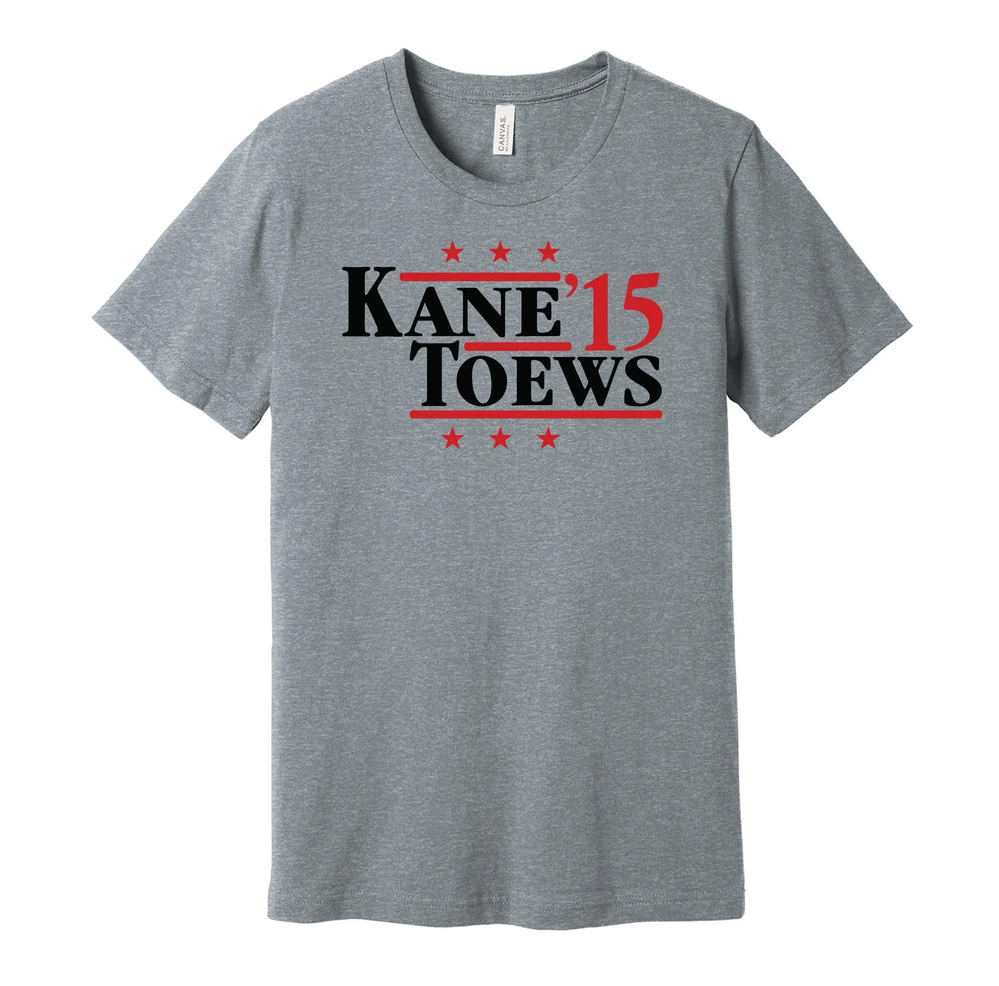 Kane & Toews '15 - Chicago Hockey Legends Political Campaign Parody T-Shirt - Hyper Than Hype Shirts