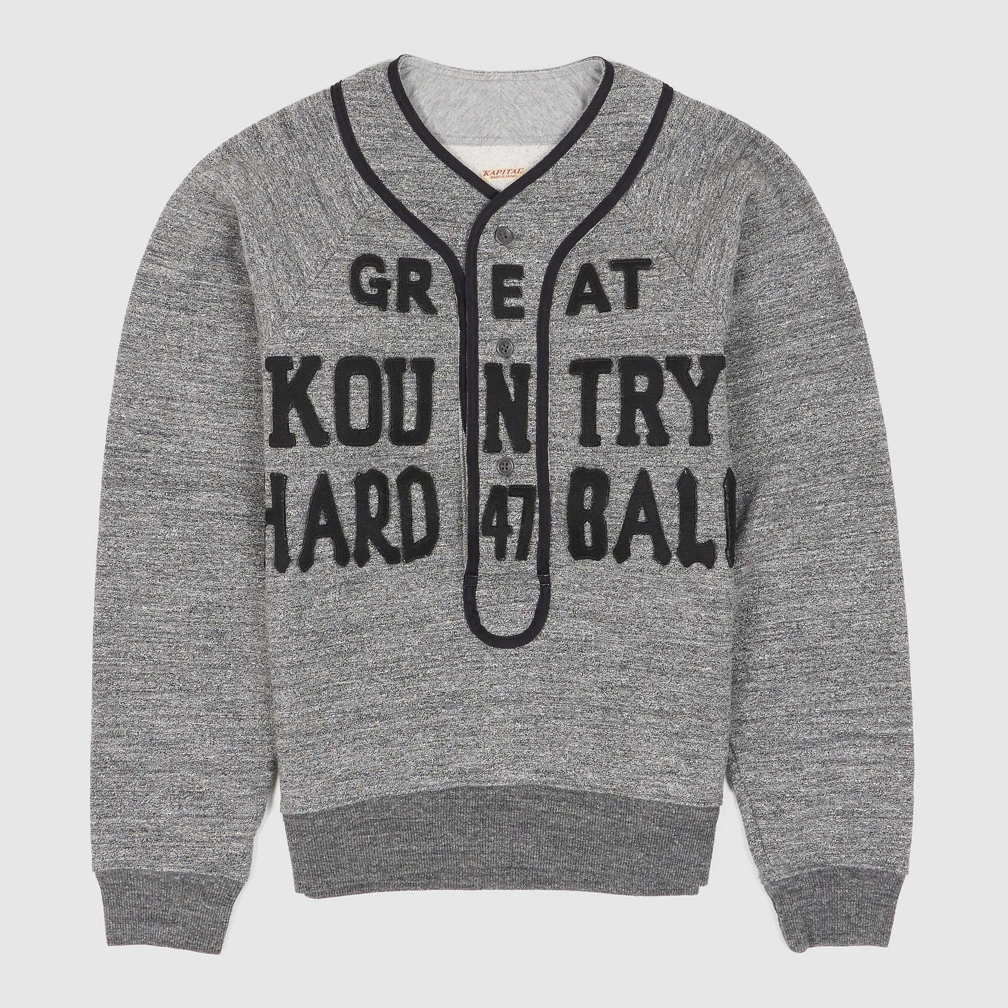 Kapital Kountry Jersey Knitted  Hard 47 Ball Sweatshirt