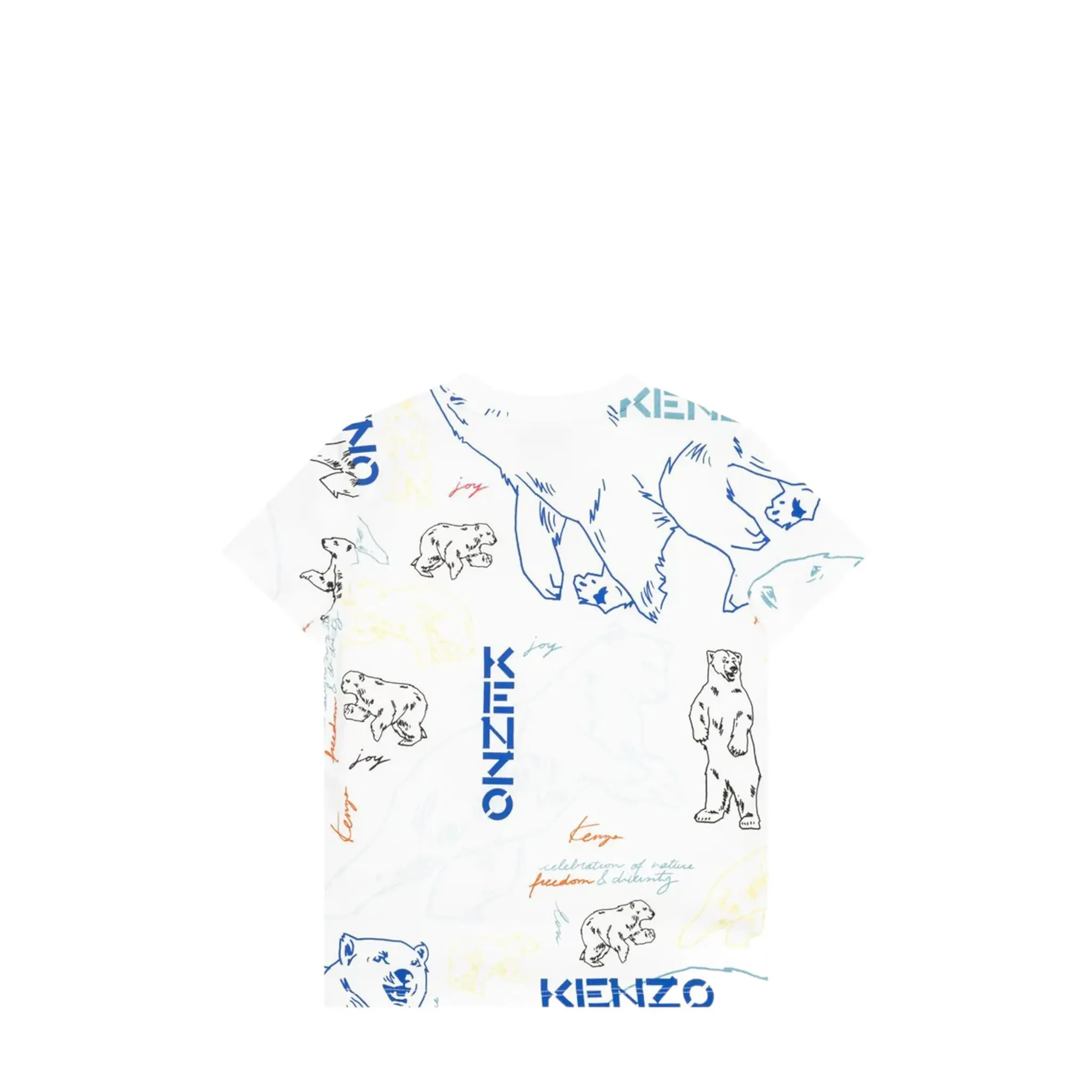 Kenzo Kids Multi Bear Logo T-Shirt