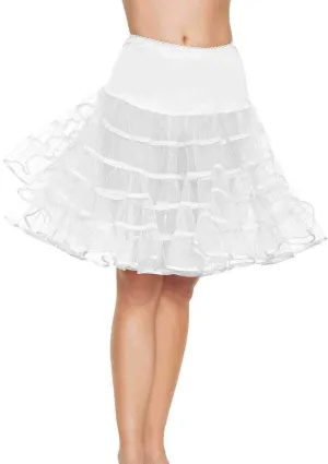 Knee Length Petticoat Skirt