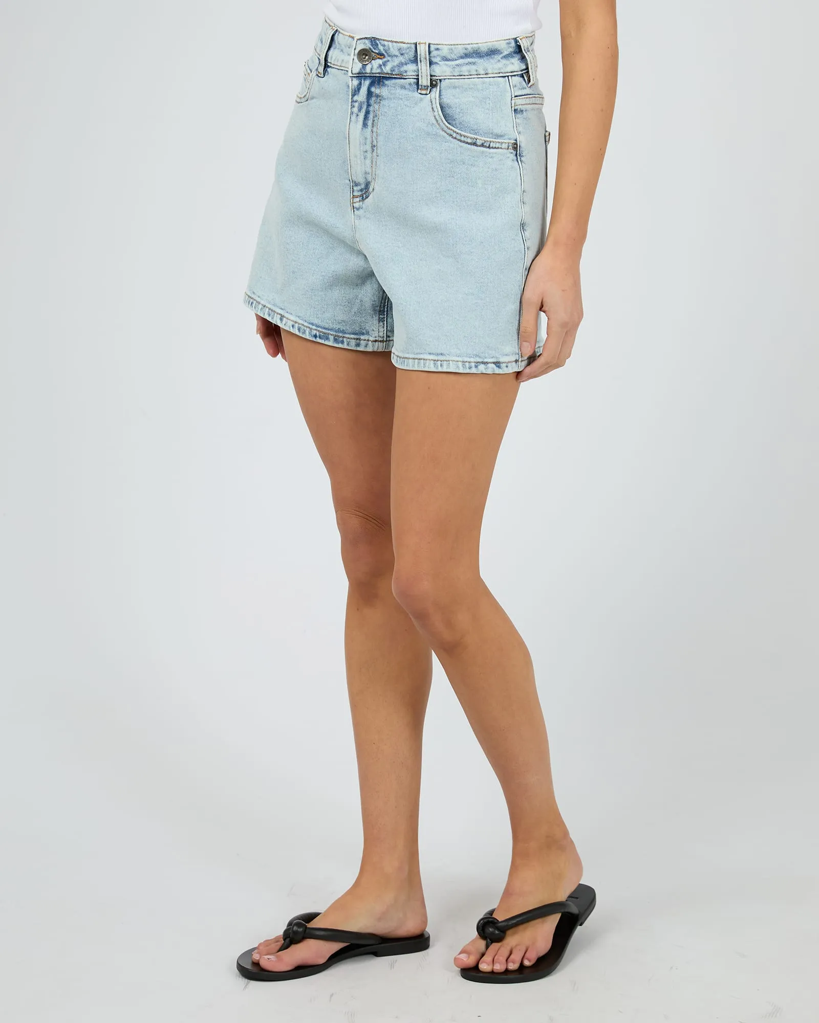 Kyia Denim Short by Silent Theory