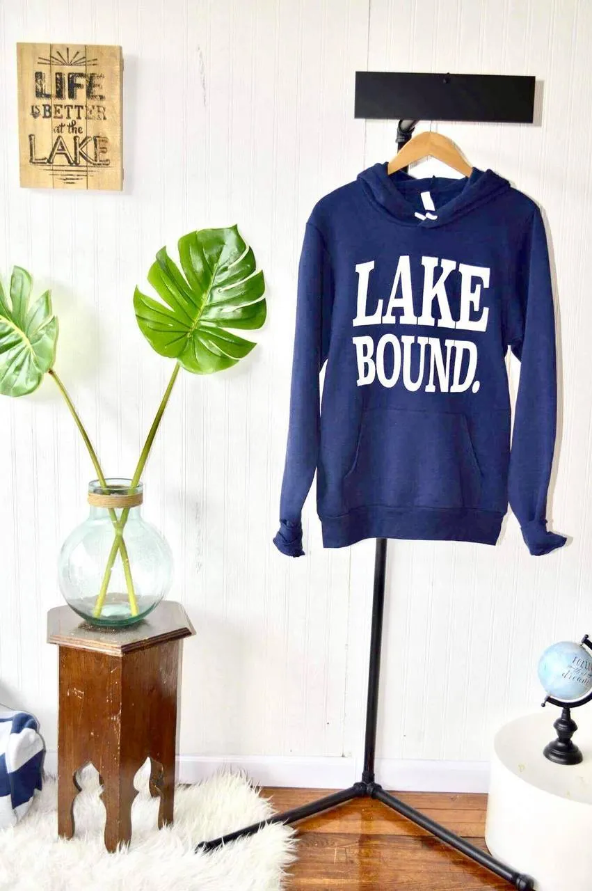 Lake Bound Hoodie - Navy** - Final Sale