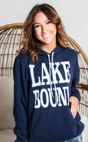 Lake Bound Hoodie - Navy** - Final Sale