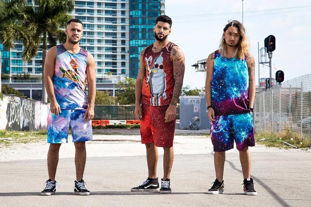 Laser Beams Tank And Shorts Rave Outfit