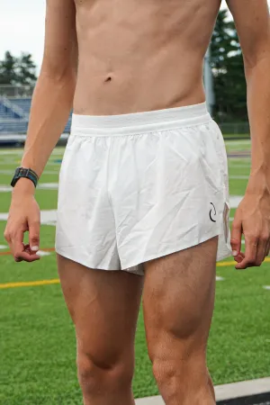 LD White Split Shorts