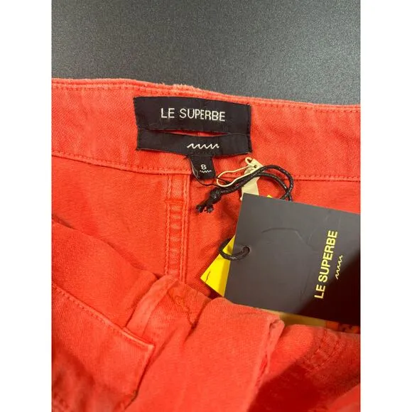 Le Superbe NWT Beach Crawler Shorts in Orange Size 8‎ MSRP $175