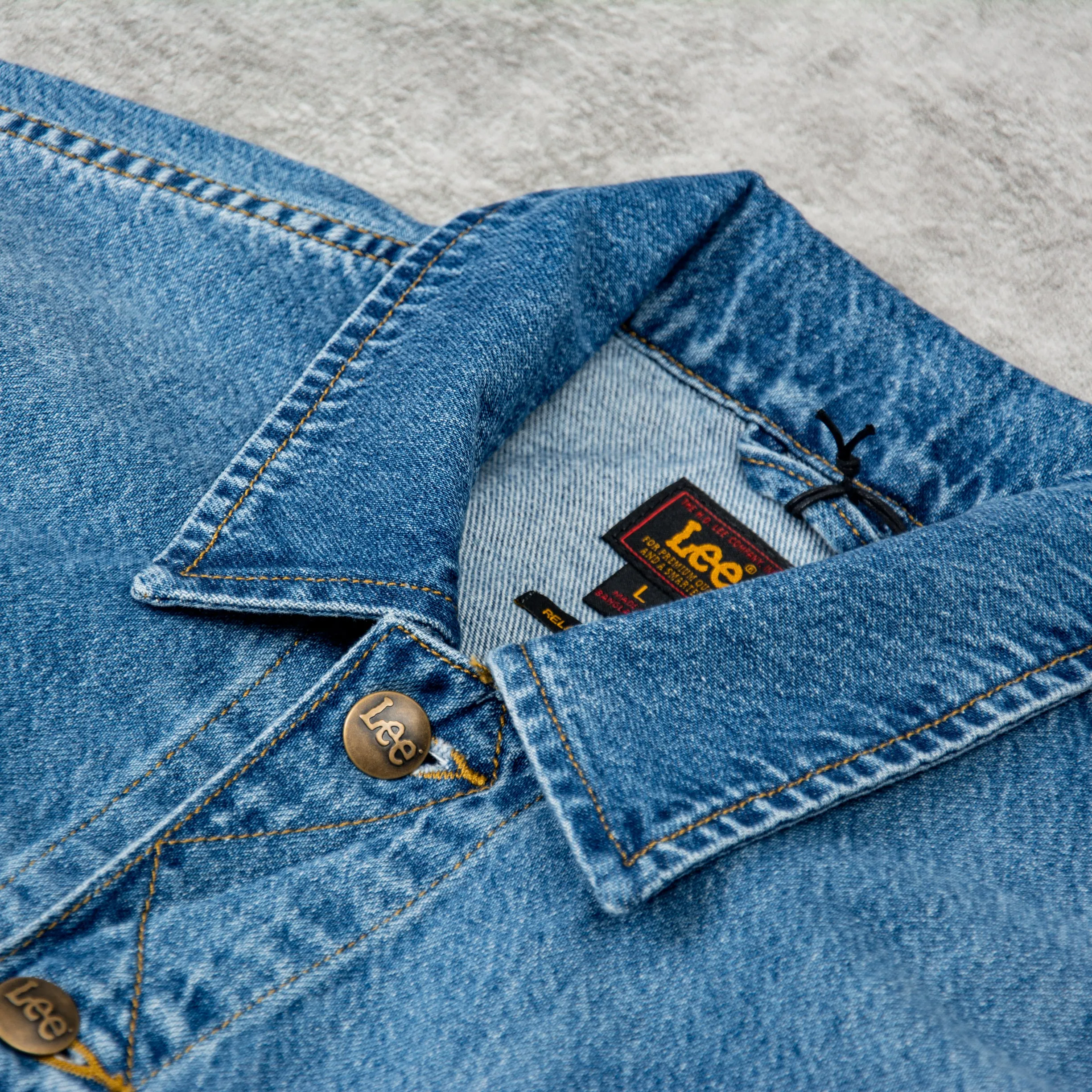 Lee Relaxed Rider Denim Jacket - Sandstorm