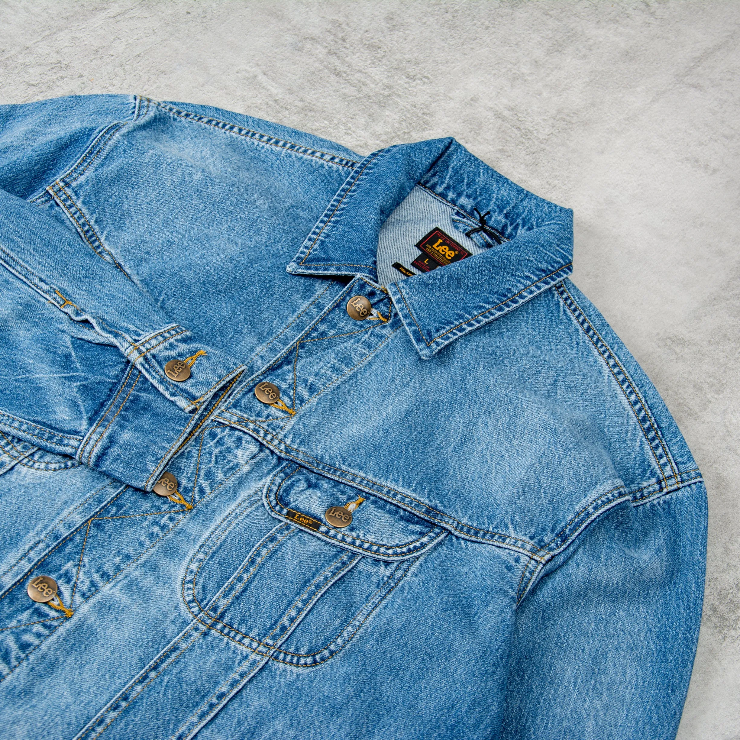 Lee Relaxed Rider Denim Jacket - Sandstorm