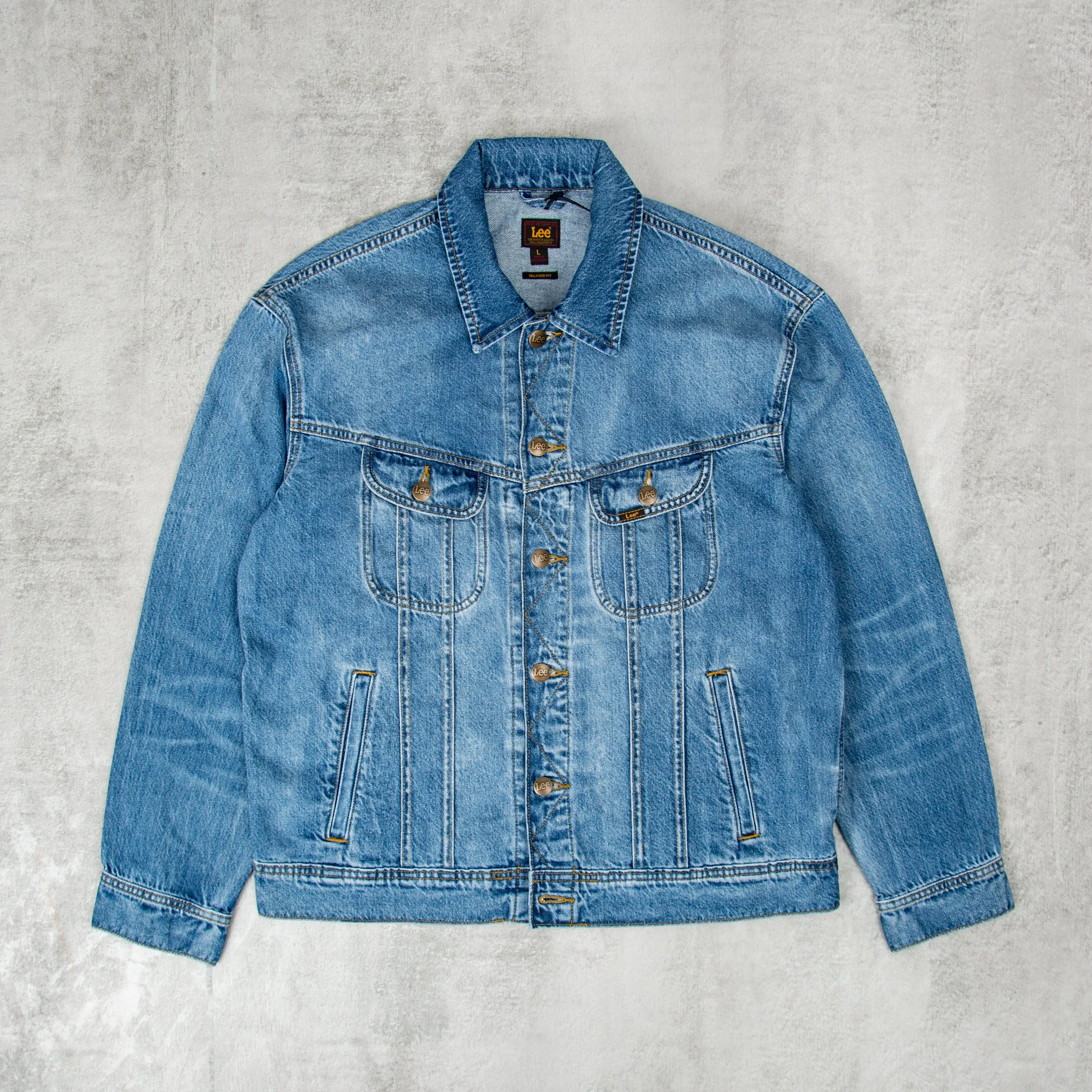 Lee Relaxed Rider Denim Jacket - Sandstorm
