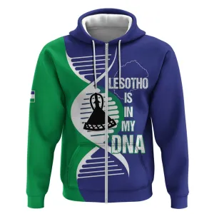 Lesotho Is In My DNA Zip Hoodie LT15