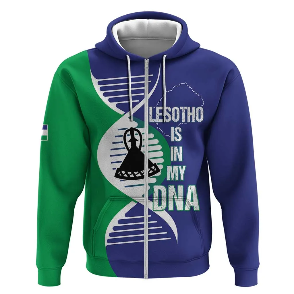 Lesotho Is In My DNA Zip Hoodie LT15